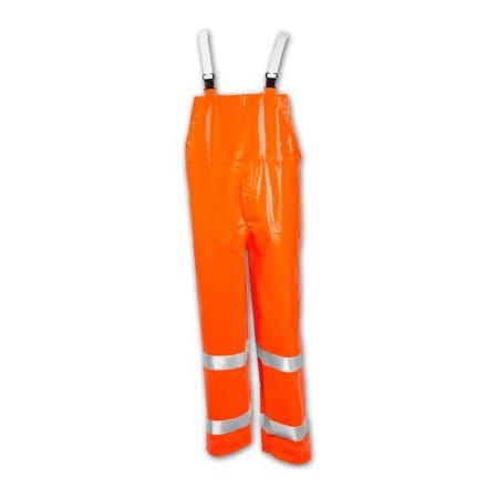 Tingley Tingley O53129 Comfort-Brite Snap Fly Front Overall, Fluorescent Orange, 4XL O53129.4X